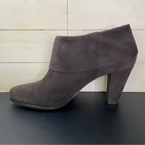 Kate Spade Bison Booties Women's Size 8 Shoes M Suede Leather Cuffed Boot - Picture 2 of 11